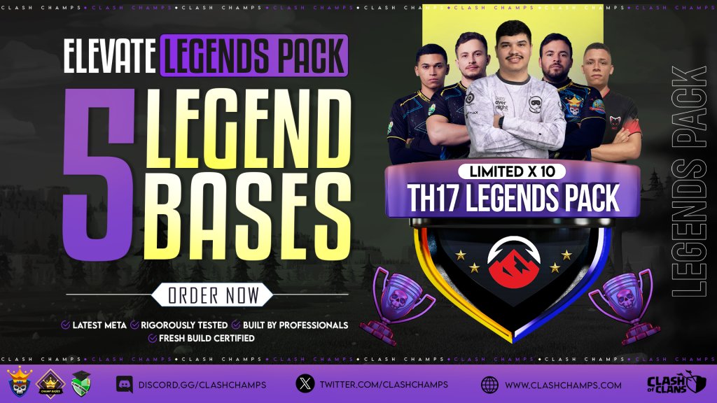 🎯 META-READY. BUILT FOR WINS.

The Limited Packs just got a full refresh — are you keeping up? 👀

🔥 Elevate Ltd Pack
🔥 Aquiles Ltd Pack
🔥 Pato Ltd Pack

💼 Designed by the BEST builders in the game — these won’t last long - clashchamps.com/product-catego…