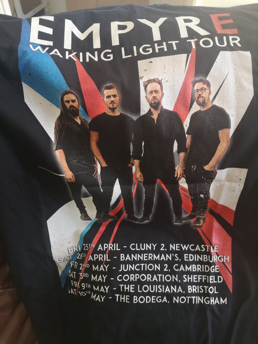 Andy Mcgovern⭐⭐🏴 (@andybluemc) on Twitter photo Nice looking tour shirt <a href="/EmpyreRock/">EmpyreRock</a>, good to get it early so can wear it for the gig. See you in Bristol 🤘. Nice looking tour shirt <a href="/EmpyreRock/">EmpyreRock</a>, good to get it early so can wear it for the gig. See you in Bristol 🤘.