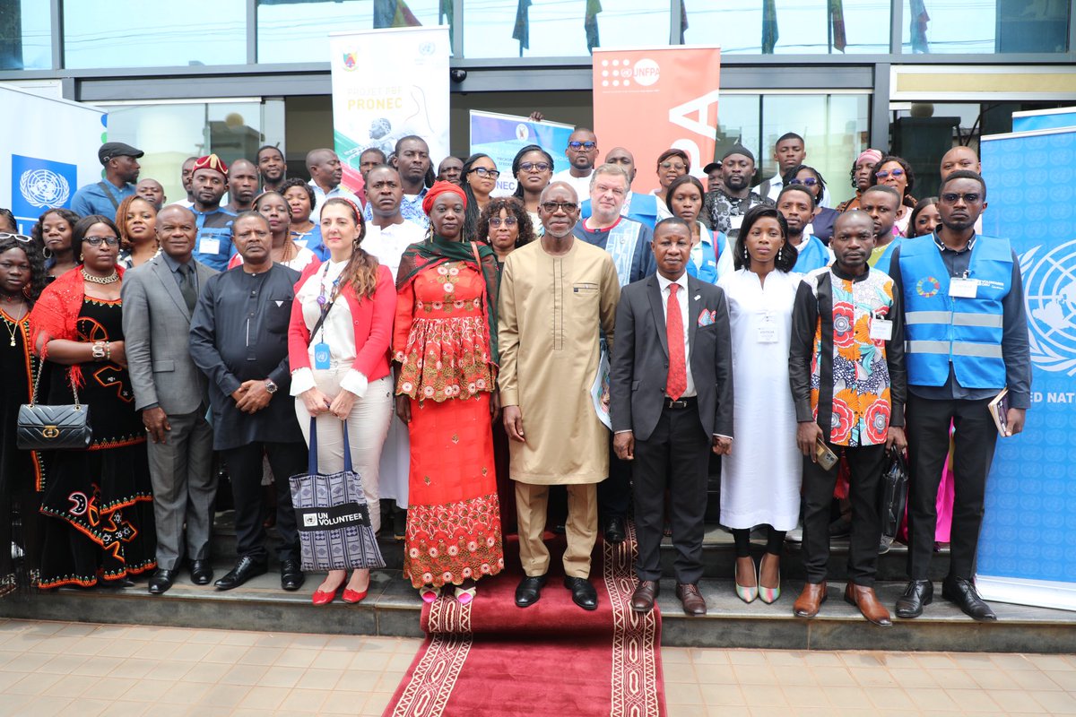 UN_Cameroon's tweet photo. Lancement réussi de la campagne d'éducation civique en ligne, aujourd'hui ! Lancée conjointement par le MINJEC et l'ONU Cameroun, elle s'appuie sur les médias sociaux et les e-volontaires pour promouvoir la responsabilité et l'unité.  #ÉducationCivique #Agirpourlechangement https://t.co/k863TM5LCH