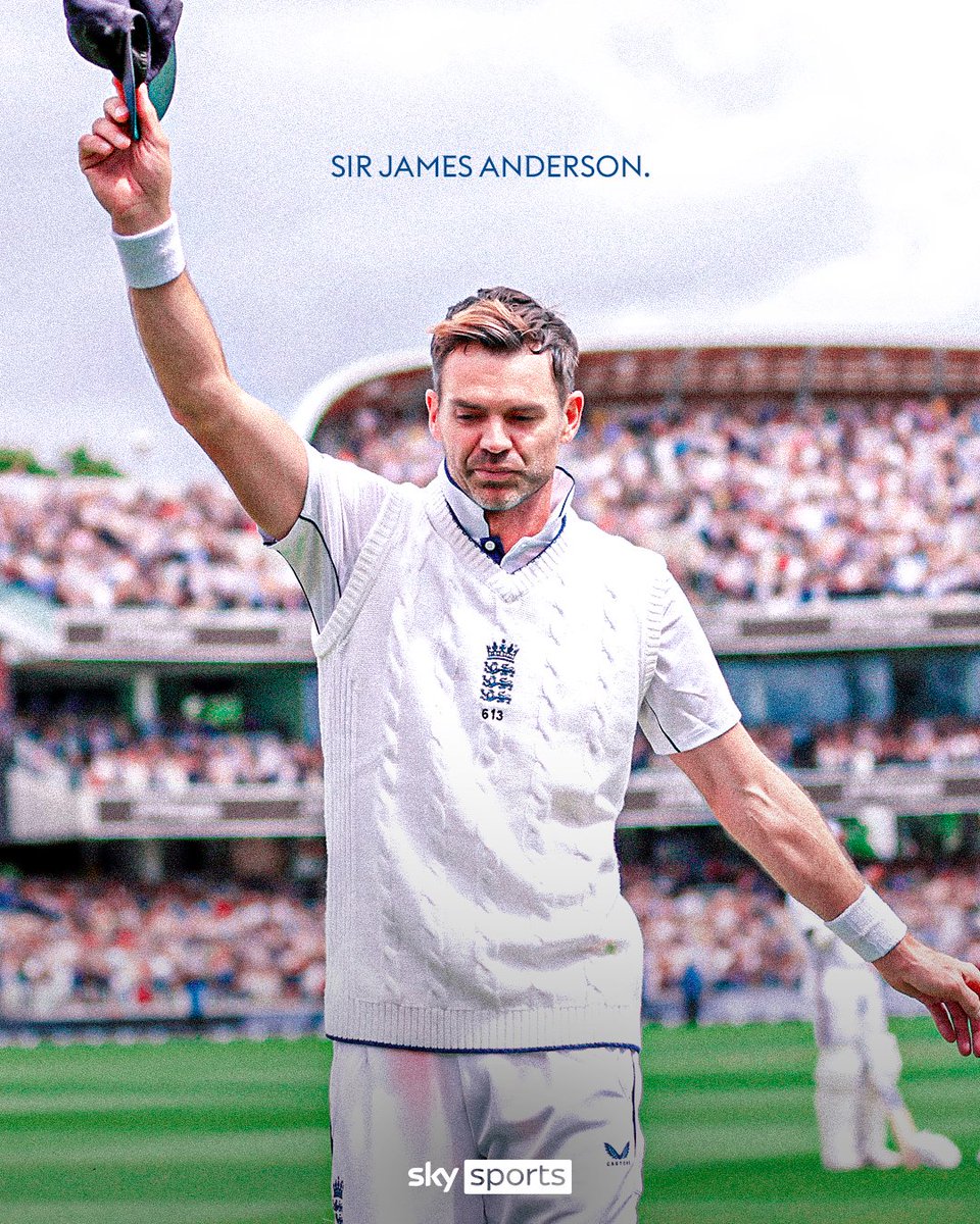 BREAKING: James Anderson is to be knighted for services to cricket 🏏🚨