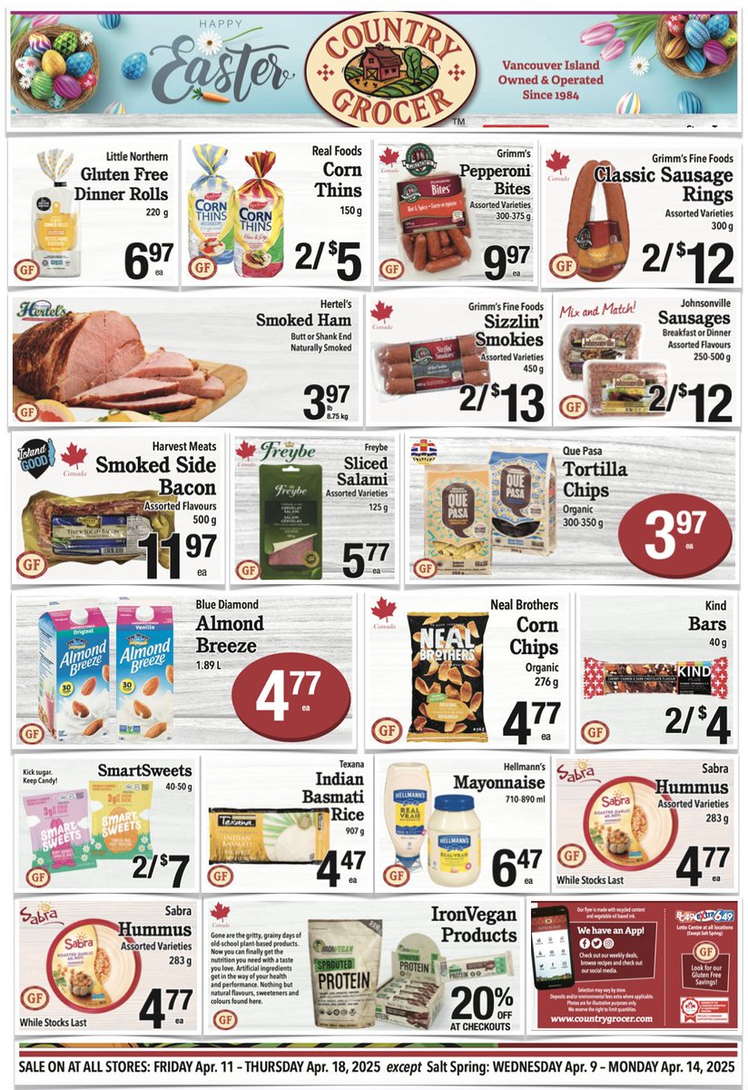 The Celiac Scene (@theceliacscene) on Twitter photo 🍞 Who needs chocolate when we can have Little Northern Bakehouse Dinner Rolls - a BC brand! bit.ly/GFCountryGrocer
🍞 Get set for a great gluten-free Easter <a href="/CountryGrocer/">Country Grocer</a>
#glutenfree #celiac #easter #dinnerrolls #littlenorthern #bcbrand #coutnrygrocer #sale #vancouverisland 🍞 Who needs chocolate when we can have Little Northern Bakehouse Dinner Rolls - a BC brand! bit.ly/GFCountryGrocer
🍞 Get set for a great gluten-free Easter <a href="/CountryGrocer/">Country Grocer</a>
#glutenfree #celiac #easter #dinnerrolls #littlenorthern #bcbrand #coutnrygrocer #sale #vancouverisland