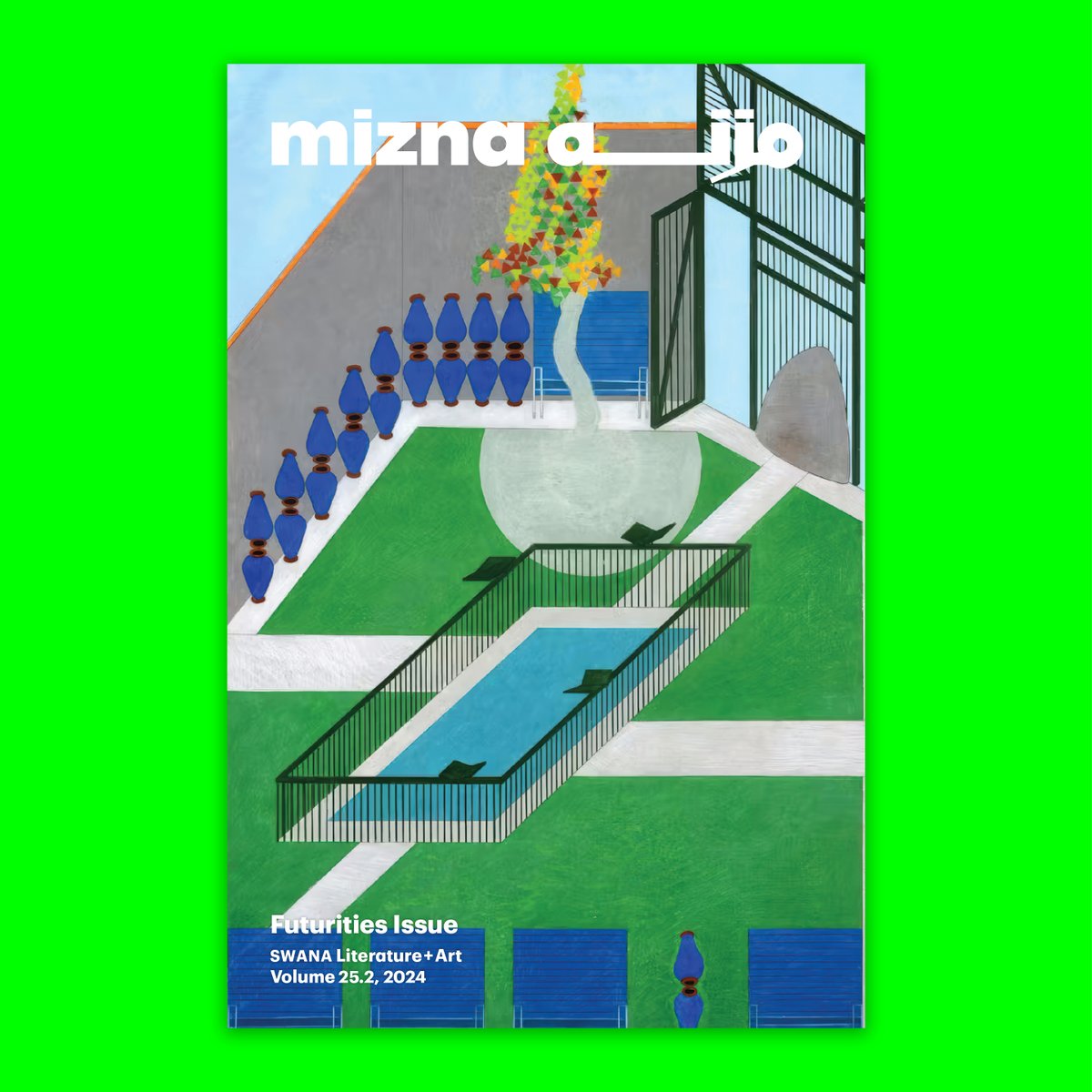 Mizna (@mizna_arabart) on Twitter photo MIZNA: FUTURITIES
PRE-ORDER NOW
mizna.org/product/mizna-…
Mizna 25.2, Futurities invites you to face the status quo governing our present, exercise your imagination, and invoke alternative worlds.
Guest editors Barrak Alzaid and Aram Kavoossi.
Visual art by Siah Armajani MIZNA: FUTURITIES
PRE-ORDER NOW
mizna.org/product/mizna-…
Mizna 25.2, Futurities invites you to face the status quo governing our present, exercise your imagination, and invoke alternative worlds.
Guest editors Barrak Alzaid and Aram Kavoossi.
Visual art by Siah Armajani