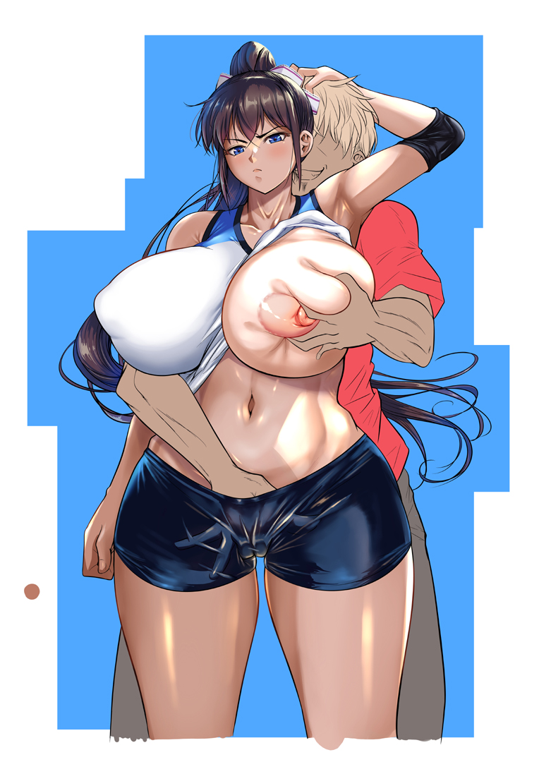 塗り2日目。スパッツむんずー 