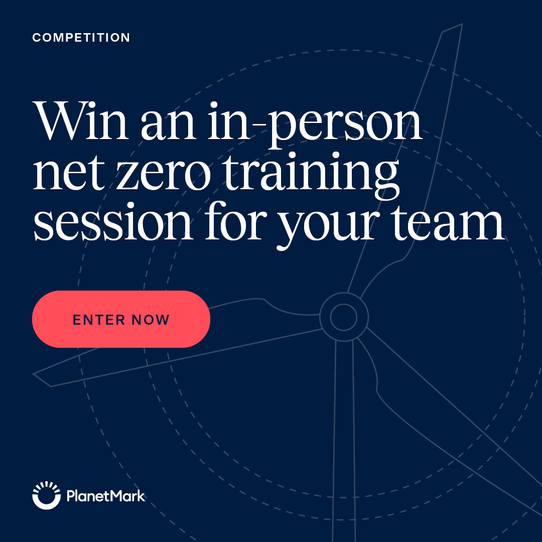 🚨 Win a free in-person net-zero training for your team 🌱
We’ll break down emissions, regs &amp; what net zero really means — no fluff.

One lucky biz. Hands-on. April only.
Enter now → hubs.ly/Q03gZlZ00

#NetZeroTraining #PlanetMark #SustainabilityMadeSimple