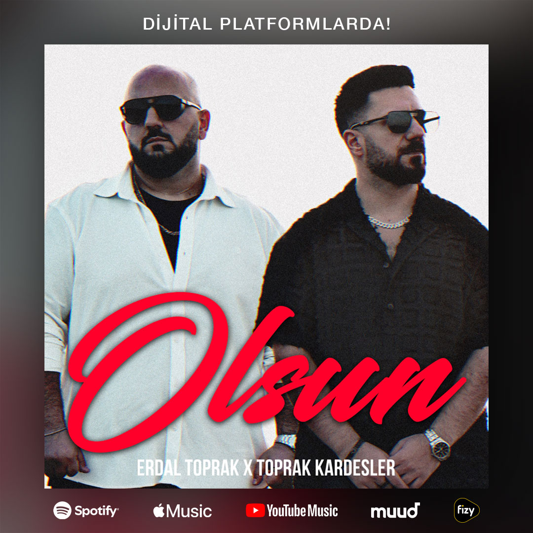 Erdal Toprak ve Toprak Kardeşler'in yeni şarkısı "Olsun" tüm dijital platformlarda yayında!

Tüm Platformlar: bfan.link/t-olsun
