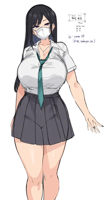 よそのこですこなやつを勝手に描きましたyuna( )様の投稿されているキャラです。癖だったので脱がしたいなと思いつつざっくりと海音さんといいます。 ちょっとアレンジ入ってるかも! 