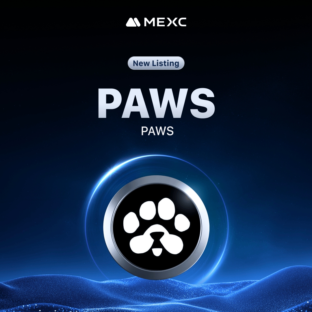 🔔 #MEXC Initial Listing 🔔

🔹 Deposit: Opened
🔹 $PAWS / USDT : Apr 16, 2025, 11:00(UTC)
🔹 $PAWS / USDC : Apr 16, 2025, 11:20(UTC)
🔹 Withdrawal: Apr 17, 2025, 11:00(UTC)
🔹 Convert: Apr 16, 2025, 12:00(UTC)

Read More About $PAWS <a href="/GOTPAWSED/">PAWS Labs</a> now 👉 mexc.com/support/articl…