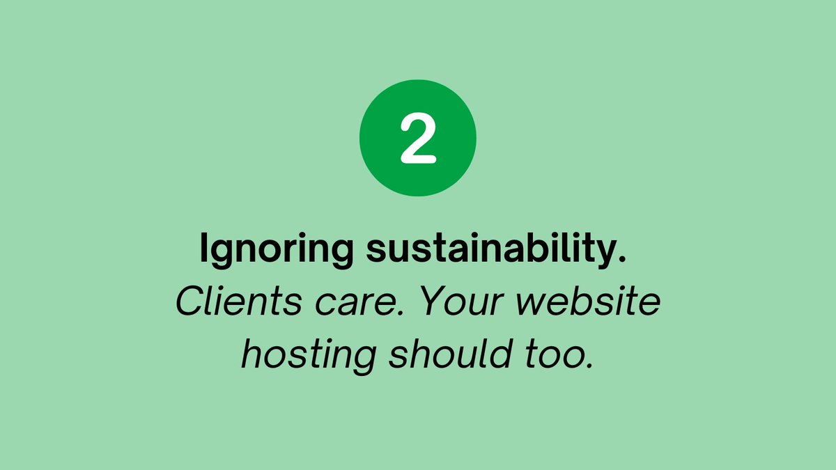 goGreenGeeks's tweet image. Top 3 hosting mistakes agencies make:

1. Choosing cheap over reliability.
2. Ignoring green energy. 
3. Overlooking real support. 

You (and your clients) deserve better.
#HostingTips #WebAgencies #GreenGeeks