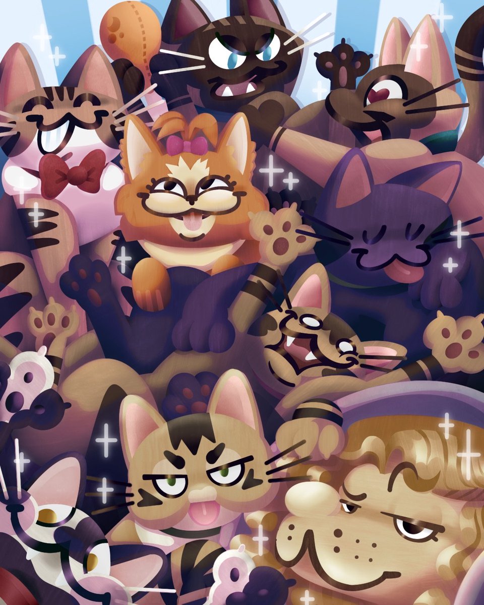 It's Pet Day and today, we celebrate the pets of not just Eddsworld but of the Eddsworld team too. Ain't they just a bunch of adorable rascals?! 

🎨 @andyart51