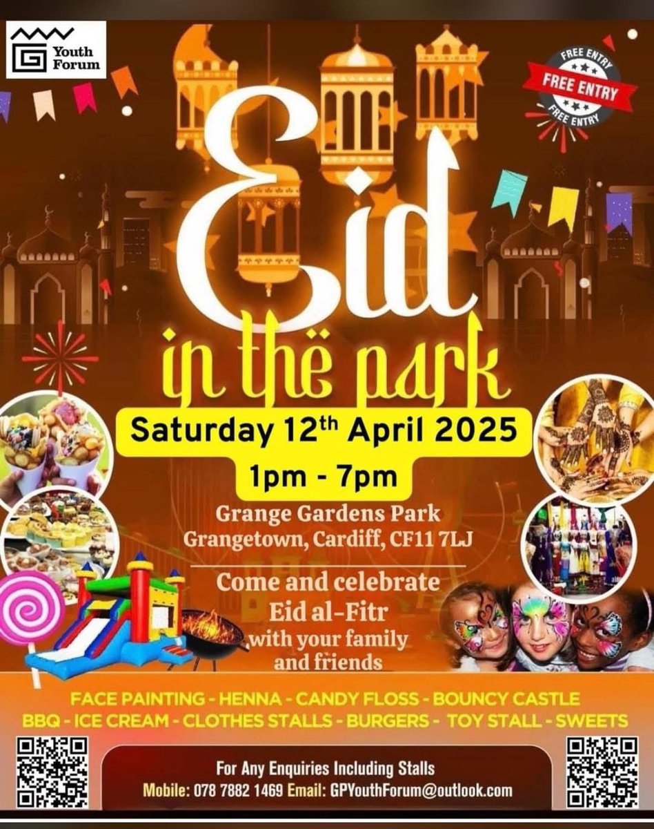 Ray of Light Wales Cancer Support (@rayoflightwales) on Twitter photo Eid Celebrations in the Park โ Come and celebrate!
Weโll have FREE crafts for all ages and information on our Time for Me Project with <a href="/CarersTrustWal/">Carers Trust Wales</a>
Loads of fun, food & family activities!
Free entry โ come say hi!
#Eid #CancerSupport Eid Celebrations in the Park โ Come and celebrate!
Weโll have FREE crafts for all ages and information on our Time for Me Project with <a href="/CarersTrustWal/">Carers Trust Wales</a>
Loads of fun, food & family activities!
Free entry โ come say hi!
#Eid #CancerSupport