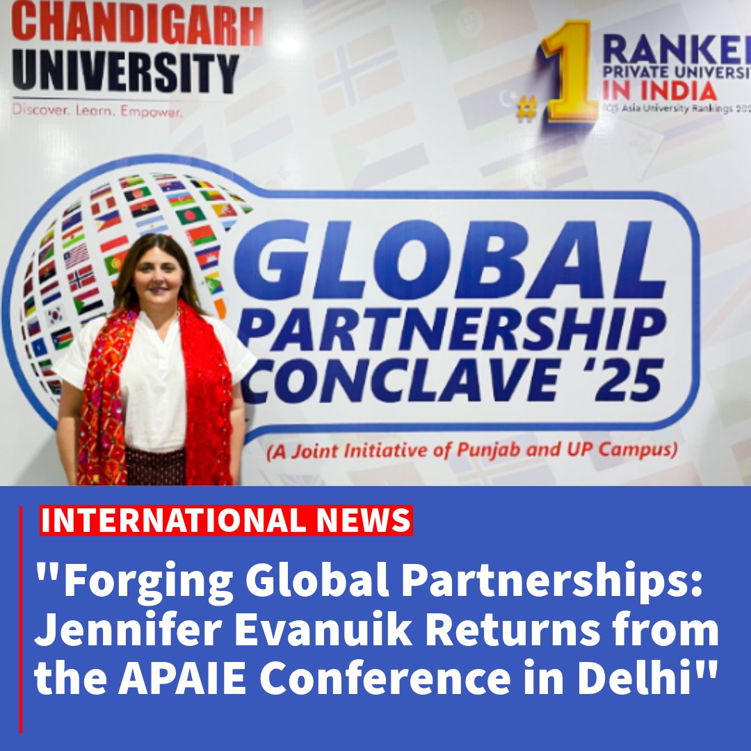 Jennifer Evanuik, our Sr. Dir., attended the #APAIE conference in Delhi. She met universities in India, Thailand, Malaysia &amp; Indonesia interested in partnering with <a href="/GeorgiaStateU/">Georgia State University</a>. She visited <a href="/JindalGlobalUNI/">JGU</a> and @ChandigarhUni, learned about their academics &amp; student life.