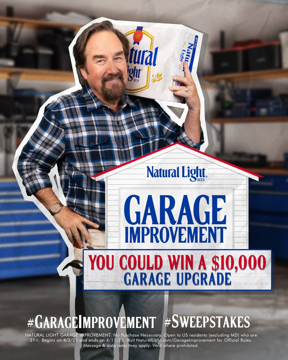 naturallight's tweet image. 🛠️ LAST CALL! 🛠️ ​

If you want it done right you’ve gotta do it yourself. Comment #GarageImprovement #Sweepstakes for a chance to win $10K so you can give your garage the ultimate upgrade. @TheRichardKarn