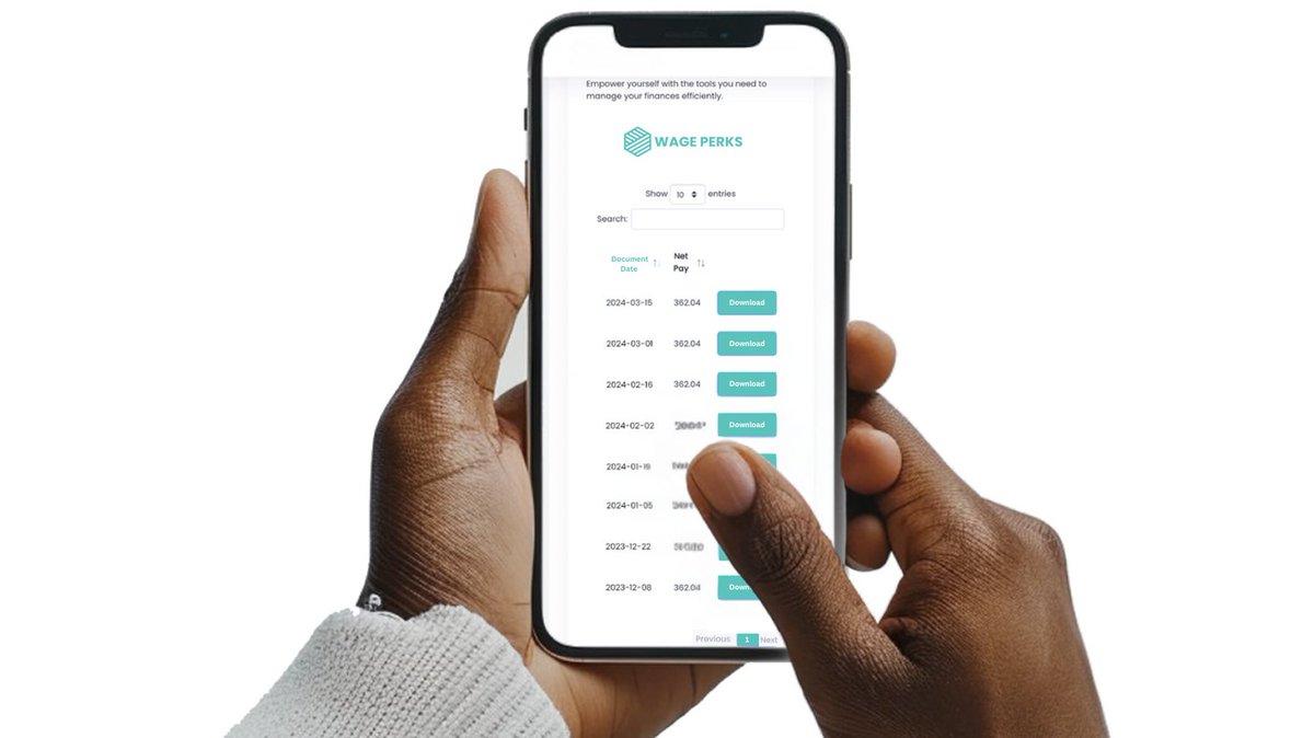 Say goodbye to paper payslips and hello to instant access!

Wage Perks makes viewing your payslips easy and convenient.

.
#EmployeeBenefits #PayslipManagement #EmployeeSatisfaction