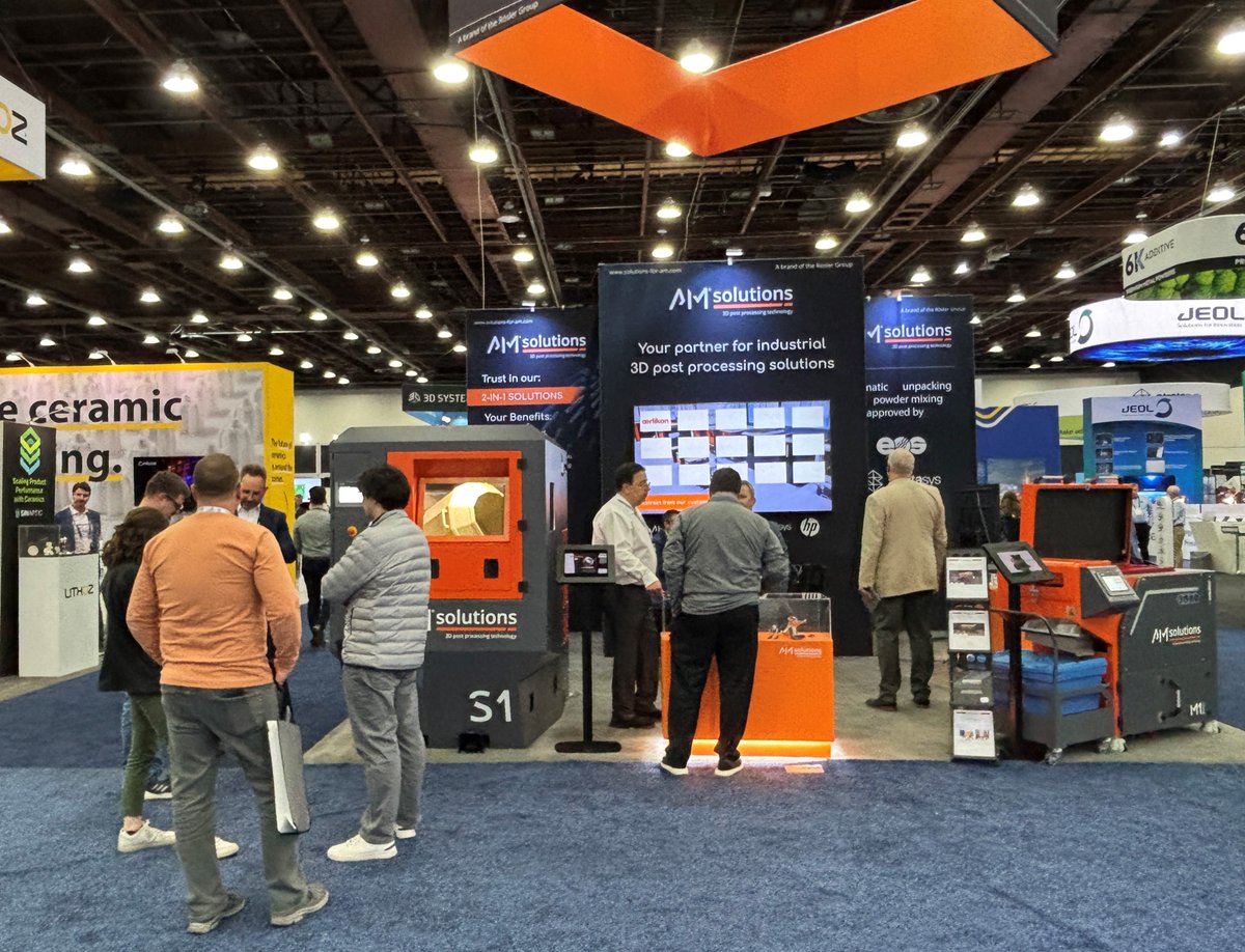 RoslerUsa's tweet image. 🎉What an amazing week at RAPID + TCT 2025! Thank you to everyone who visited us at Booth 3216—your time, questions, and enthusiasm made this event unforgettable! #RapidTCT #AMSolutions #3DPrinting #PostProcessing