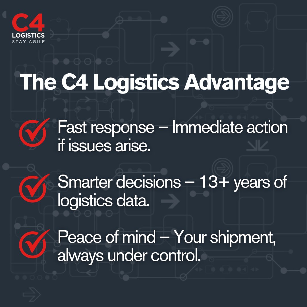 What if you could predict delays before they happen?

We don’t just track—we predict, prevent &amp; resolve.

📍 Live GPS
🤖 AI-driven ETAs
🚦 Proactive traffic &amp; border checks

With 10–15 checkpoints per shipment, we deliver on time with full transparency.

#Logistics