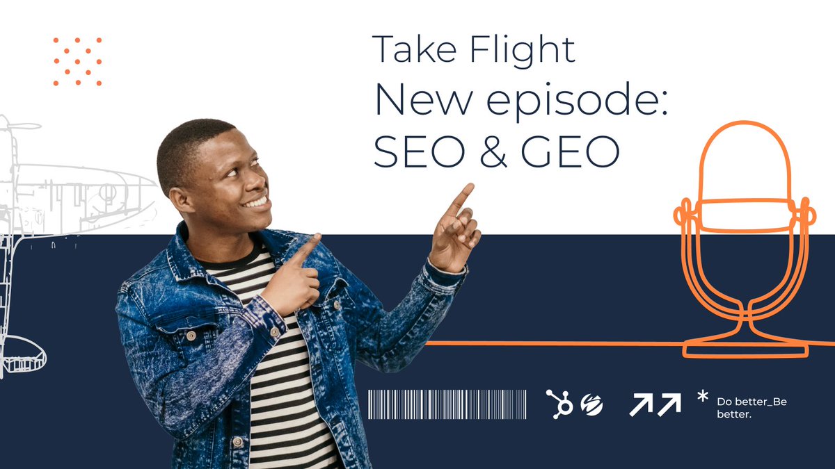 SpitfireInbound's tweet image. ✈️🎙️New Take Flight #podcast episode!✈️🎙️

In this episode, our Strategic Director @alisonleishman chats with SEO experts @NiixiM &amp;amp; Michelle Venter on Generative Search Optimisation—where it’s headed and how to get ahead.
Listen here: hubs.la/Q03gZpvR0

#SpitfireInbound