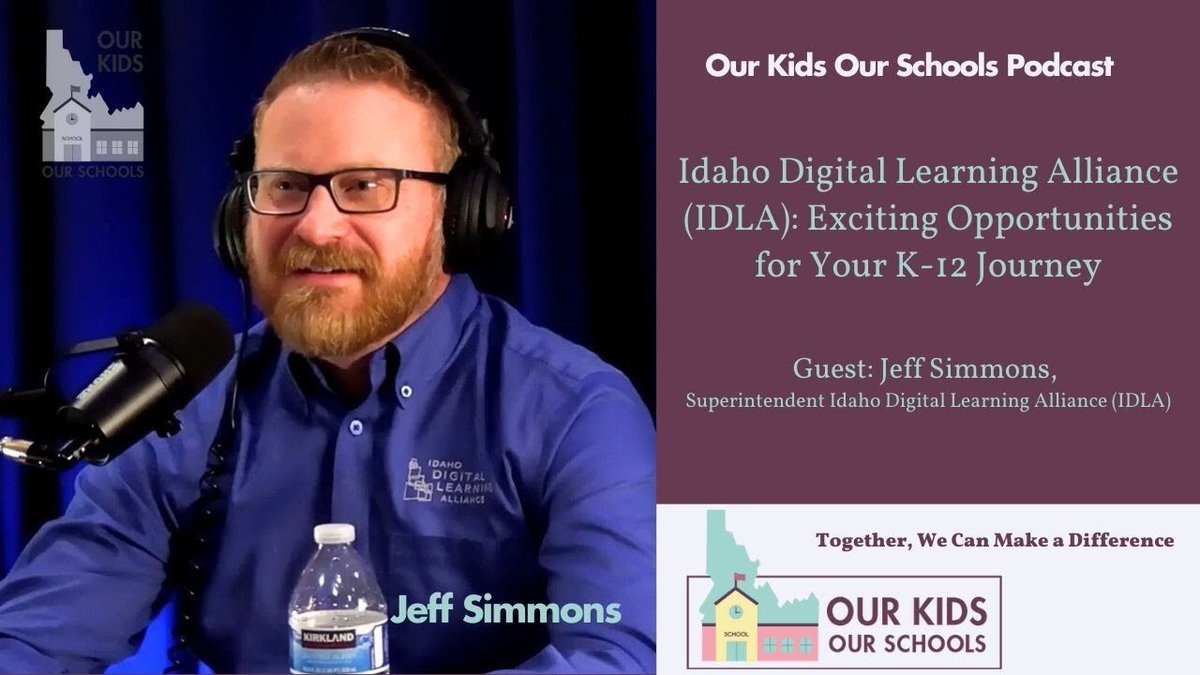 IDigLearning's tweet photo. 🎧 Two podcasts in one week? We’ll take it! Jeff Simmons, IDLA Superintendent, sits down with Alexis Morgan to discuss how IDLA helps Idaho students stay ahead—through dual credit, CTE options, summer learning, and more.
👉 https://t.co/84t3d2bgSb
#IDLA #iDigLearning https://t.co/scgiQQQLcc