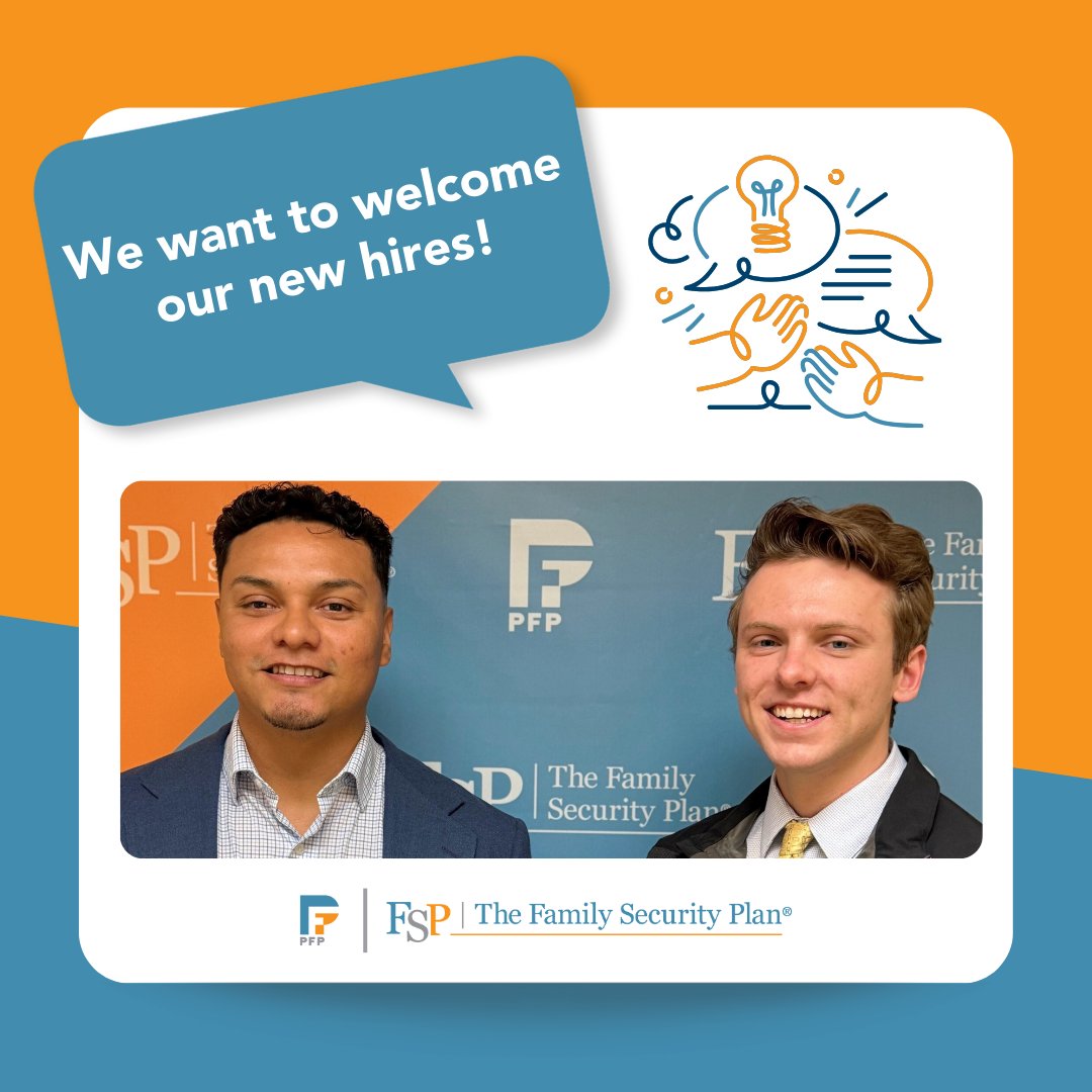 PFP_Services's tweet photo. Join us in welcoming our new team members! 

#PFPServices #FamilySecurityPlan #newhires #welcometotheteam #careers #lifeinsurance https://t.co/DOjbMwq8qf
