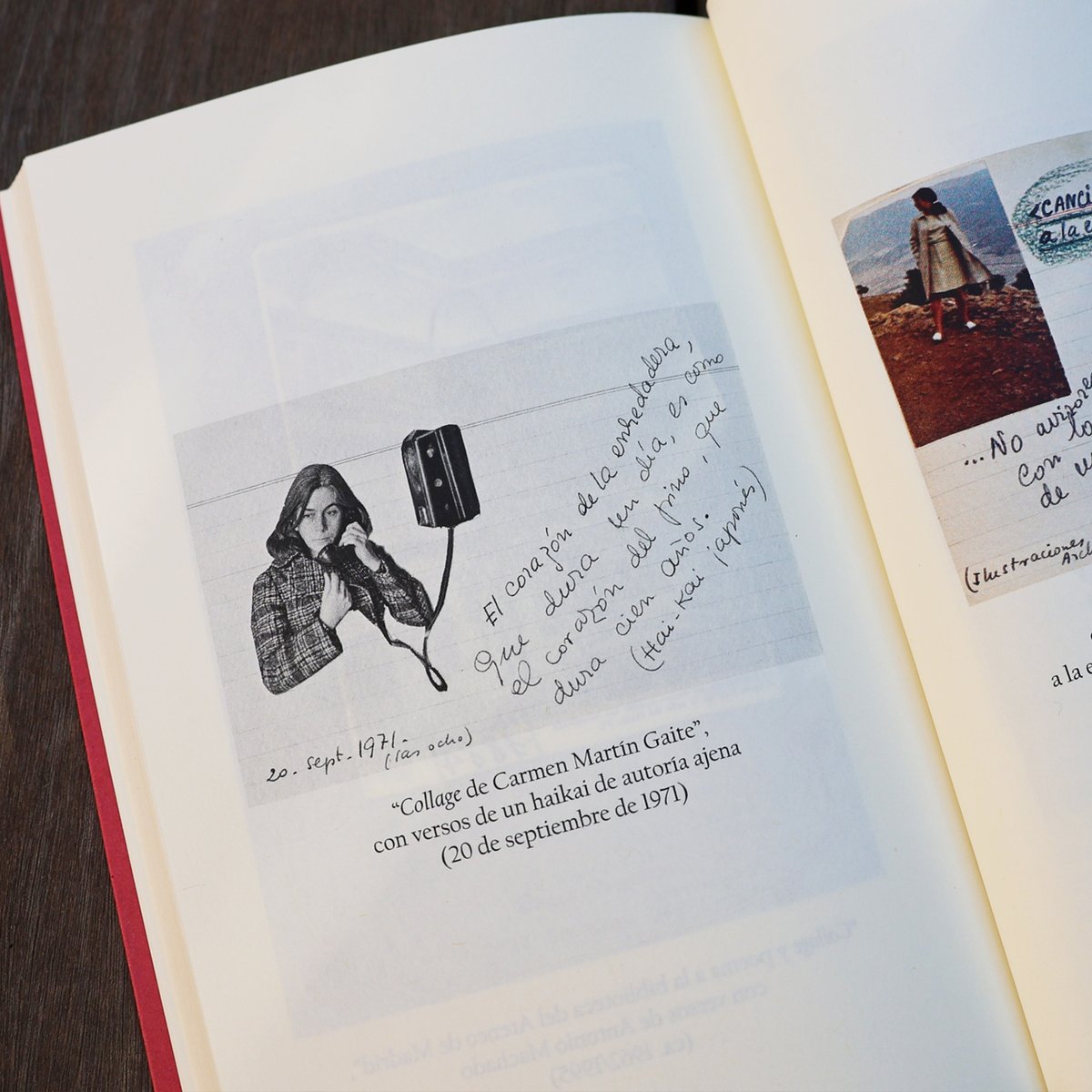 Con motivo del centenario del nacimiento de Carmen Martín Gaite, puede visitarse en <a href="/mataderomadrid/">mataderomadrid</a> una exposición en torno a 'Visión de Nueva York' y lo que supuso la técnica del collage en su trayectoria creativa, como también mostraba 'A rachas': ow.ly/mY5M50Vwv39