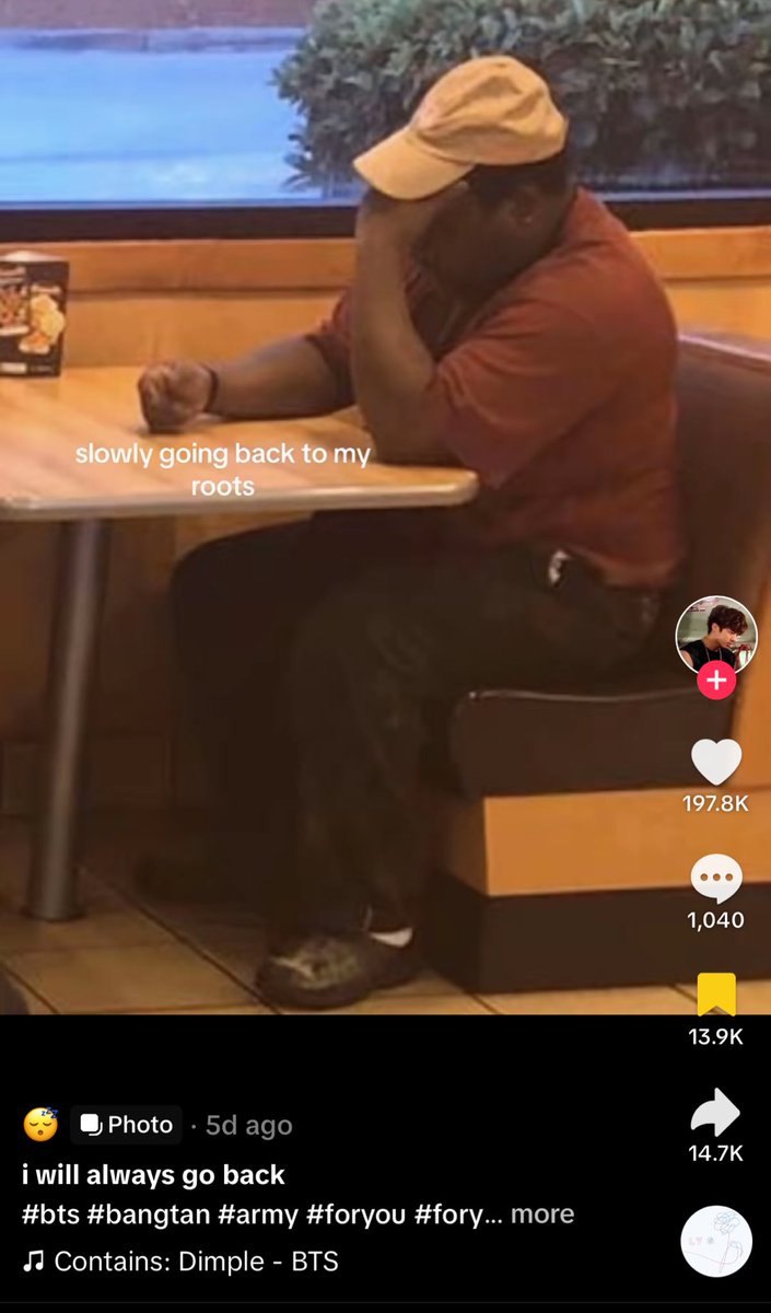 ForeverPurple07's tweet photo. I’ve seen so many of these TikTok’s saying how people are “coming back to their roots” and “slowly getting back into bts”. SORRY BUT REAL ARMY NEVER LEFT 🫵🏻 https://t.co/uAX0Gce0YT