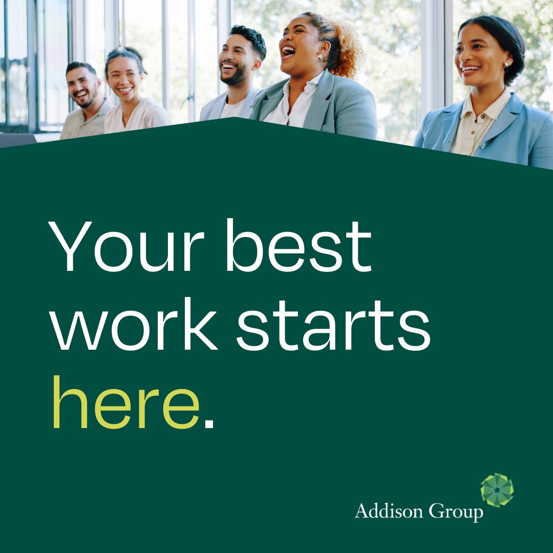 Addison Group has placed top talent with reputable companies for more than 20 years. Take the first step toward your next opportunity today!