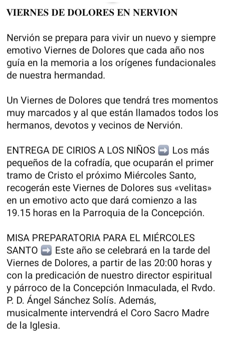 Coro Madre de la Iglesia - Hermandad de la Sed tweet media