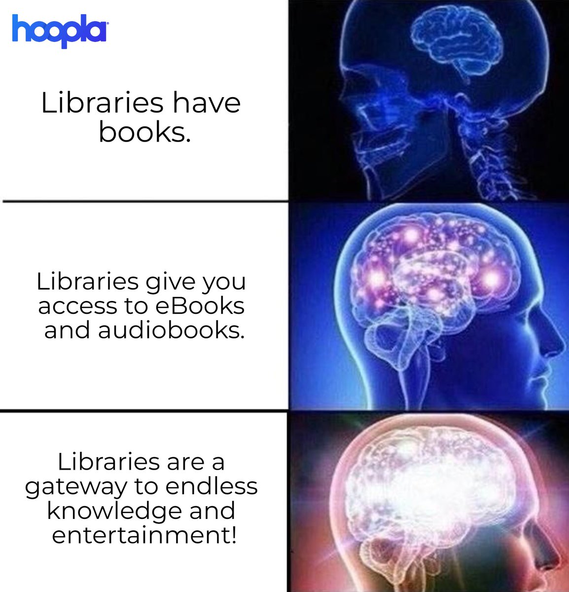 hooplaDigital's tweet image. Happy National Library Week! ❤️ Libraries are more than just places for books. They&apos;re gateways to endless knowledge, entertainment, and resources! 🧠💭 #nationallibraryweek #librarylove