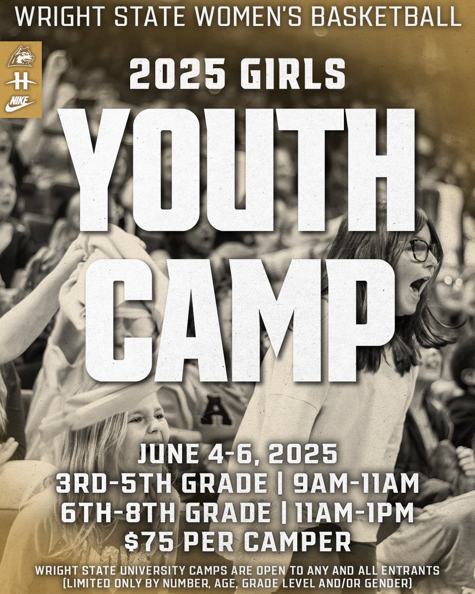 2025 Girls Youth Camp 🏀🐺

Don’t miss your chance to join us June 4–6 for our Girls Youth Camp. Young athletes will level up their game with fundamental instruction, skill development, and plenty of fun. ⛹️‍♀️

🔗 Secure your spot now: bit.ly/WBBCamps2025