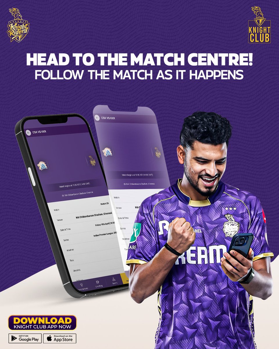 KKRiders's tweet photo. Everything you’re looking for is here 👀

Knight Club App 👉 match updates + rewards + games 🎯

Download now and don’t miss a single moment 📲
https://t.co/jhkUjXA1Bs https://t.co/bmMQPczjNa