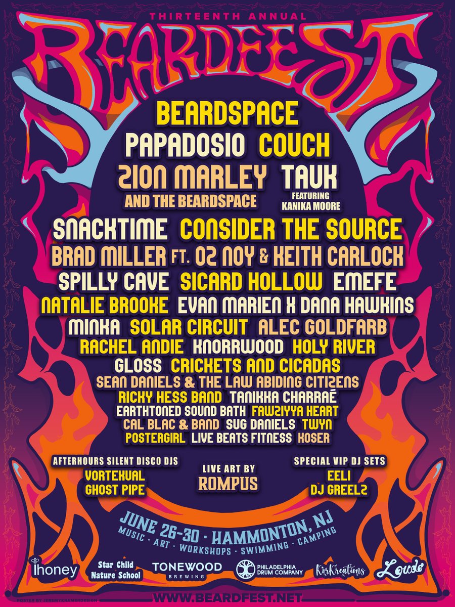 Been awhile but we're coming back to New Jersey for Beardfest June 26-20! 🎟️ Get your tickets now at the link in our bio!