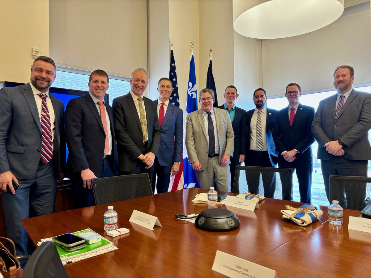 MSU CANR (@canratmsu) on Twitter photo David Ortega, Ph.D., professor in <a href="/MSUAFRE/">MSU AFRE</a>, recently attended a significant roundtable discussion organized by the Québec government in Detroit to strengthen cross-border collaboration in the agri-food sector. Read more: spr.ly/6011FFhqV David Ortega, Ph.D., professor in <a href="/MSUAFRE/">MSU AFRE</a>, recently attended a significant roundtable discussion organized by the Québec government in Detroit to strengthen cross-border collaboration in the agri-food sector. Read more: spr.ly/6011FFhqV