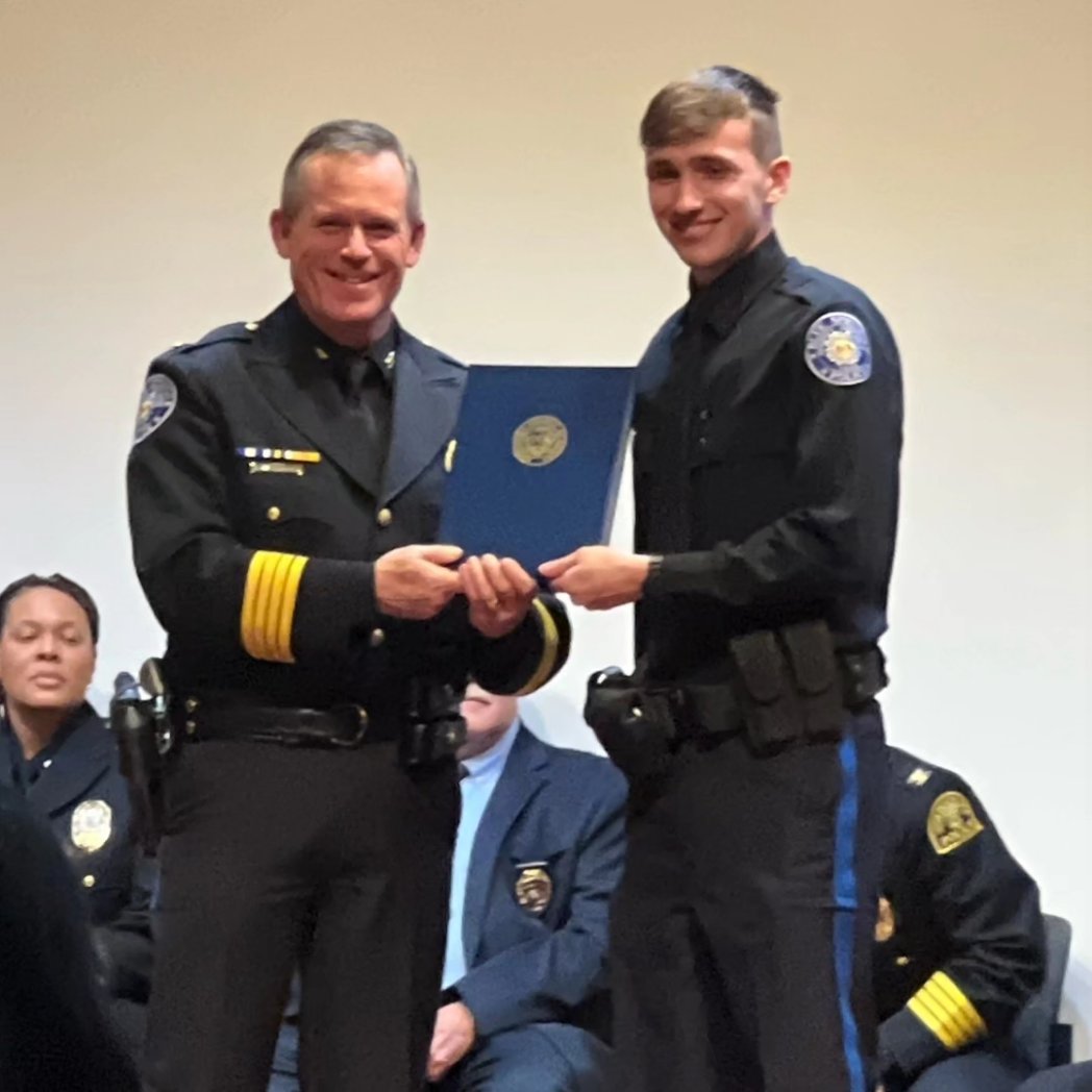 Congratulations to Officer Dalton Hicks and the Blue Springs Police Dept. academy graduates. Officer Hicks, a 2022 <a href="/csi_ctc/">CTC CSI/LE Instructor</a> grad, connected with BSPD during his senior year at CTC through a competitive internship. 
A big thank you to BSPD for being such a great industry partner!