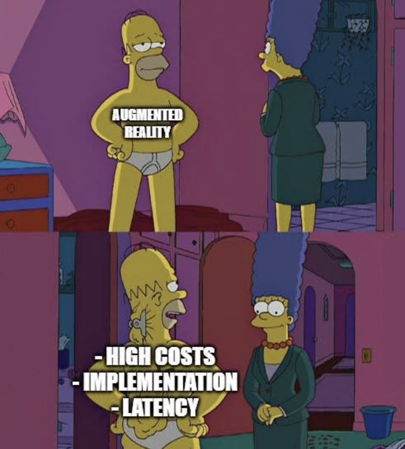 Catalyst_Ar's tweet photo. Augmented Reality is amazing!
👀 Until you see the price tag, the latency, and your Wi-Fi crying in the corner.
#AugmentedReality #ARTech #FutureOfTech #ARProblems #DigitalInnovation #TechHumor #BehindTheScenes #EmergingTech #RealityCheck #TechTalk #InnovationWithLimits #Funny https://t.co/uZI3MONMbE