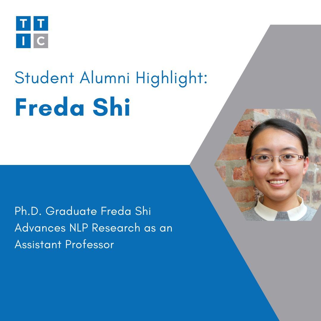 TTIC (@ttic_connect) on Twitter photo 🎓Student Alumni Highlight: @FredahShi, now an Assistant Professor at <a href="/UWCheritonCS/">Waterloo's Cheriton School of Computer Science</a> + CIFAR AI Chair at <a href="/VectorInst/">Vector Institute</a>! Shi’s path reflects a deep commitment to grounded language learning, multilingual #NLP, and #LLMs.
Read more:
🔗 buff.ly/oYoRdZf 🎓Student Alumni Highlight: @FredahShi, now an Assistant Professor at <a href="/UWCheritonCS/">Waterloo's Cheriton School of Computer Science</a> + CIFAR AI Chair at <a href="/VectorInst/">Vector Institute</a>! Shi’s path reflects a deep commitment to grounded language learning, multilingual #NLP, and #LLMs.
Read more:
🔗 buff.ly/oYoRdZf