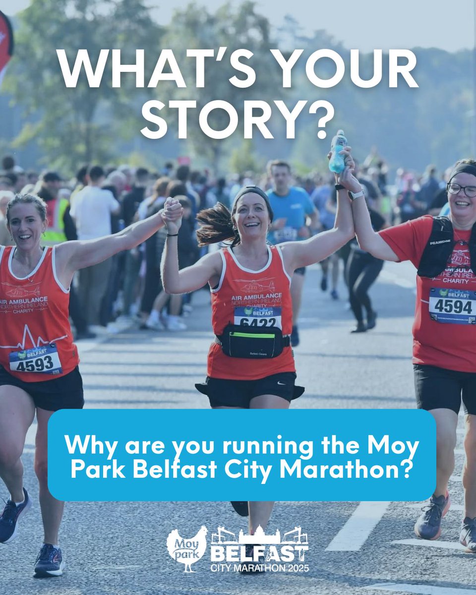 BelfastCityMarathon (@marathonbcm) on Twitter photo We want to hear YOUR story π
Tell us why you are taking part in the 2025 Moy Park
Belfast City Marathon...
Email your story to events@belfastcitymarathon.org π»
#NourishTheWinWithin #MilesForMissions #Story
#Belfast #Marathon We want to hear YOUR story π
Tell us why you are taking part in the 2025 Moy Park
Belfast City Marathon...
Email your story to events@belfastcitymarathon.org π»
#NourishTheWinWithin #MilesForMissions #Story
#Belfast #Marathon