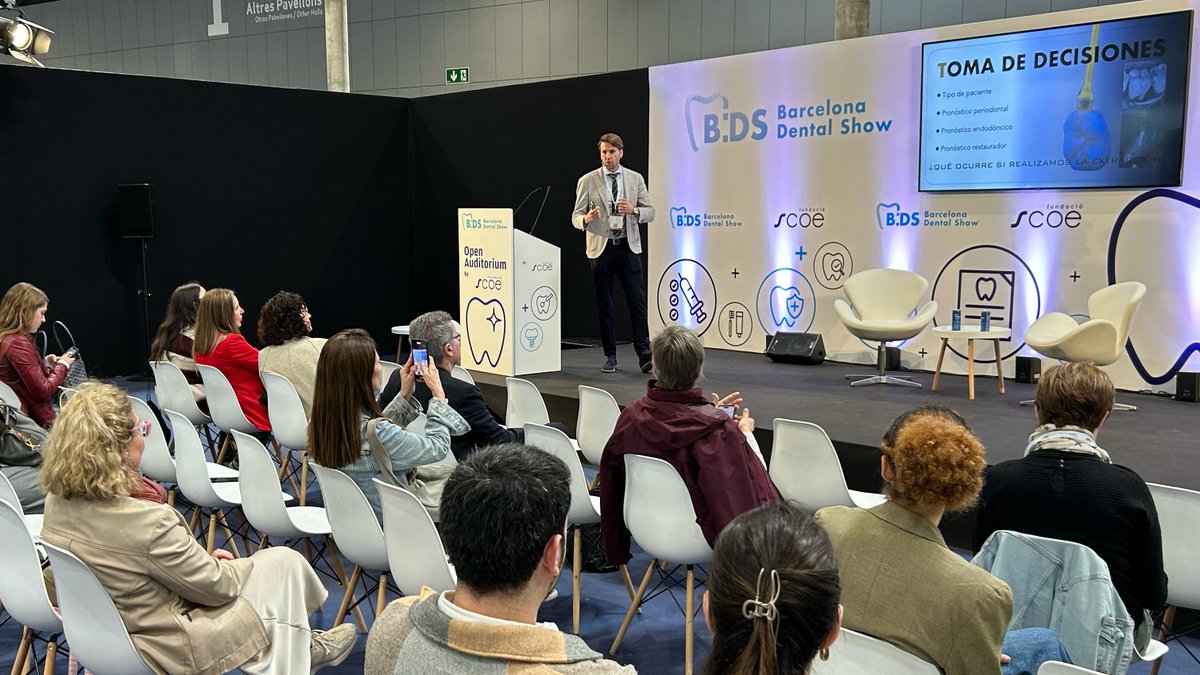 Barcelona Dental Show (@bcndentalshow) on Twitter photo 🦷Toma de decisiones en diente con pronóstico comprometido
📍Open Auditorium by <a href="/scoeodontologia/">SCOE Odontologia</a>
Una gran sesión impartida por Pablo Castelo, doctor de <a href="/scoeodontologia/">SCOE Odontologia</a> 🦷Toma de decisiones en diente con pronóstico comprometido
📍Open Auditorium by <a href="/scoeodontologia/">SCOE Odontologia</a>
Una gran sesión impartida por Pablo Castelo, doctor de <a href="/scoeodontologia/">SCOE Odontologia</a>