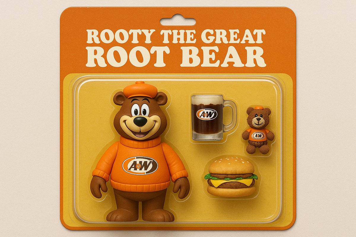 Straight outta the collector’s case 🧡 Rooty’s action figure is here, with all the essentials!