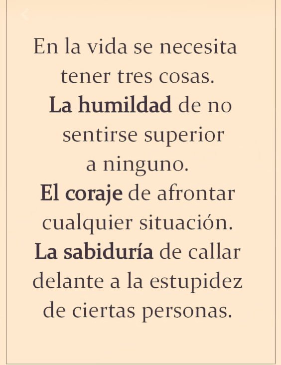 Motivosentuvida's tweet photo. En la vida se necesita tener tres cosas! 👇👇👇👇👇👇👇👇
#FrasesParaElAlma 
#BuenosDías 
#FelizViernesATodos https://t.co/rfJwnS2CvA