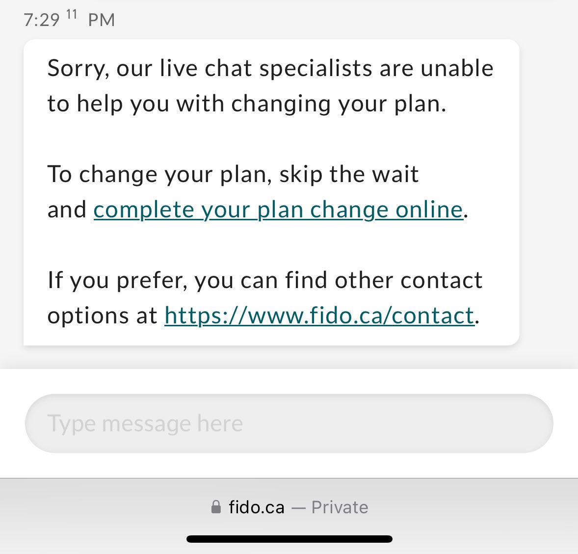 aditya_mehta's tweet photo. Hey @Fidomobile 
Needed some help with Roaming and your Chat specialists are never available. https://t.co/arvGlYmDa1
