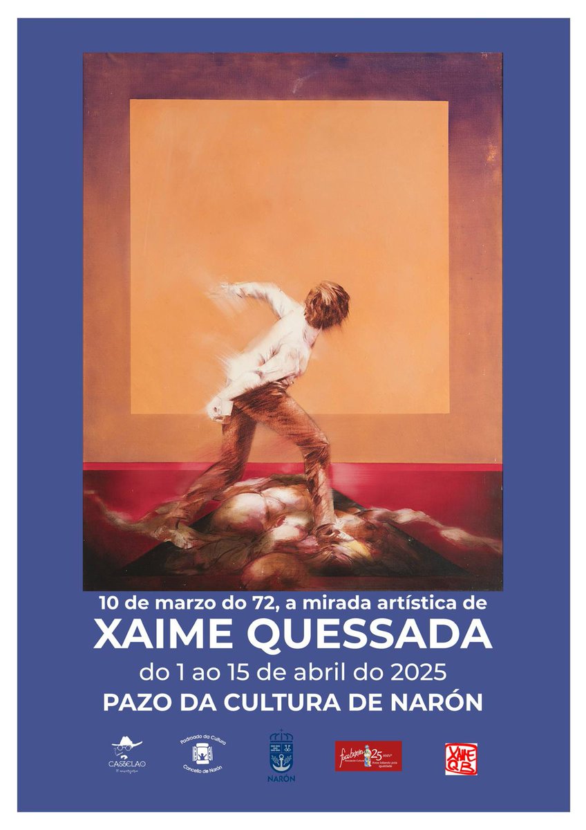 FucoBuxan's tweet image. Lembrade que ata o 15/04/2025 podedes visitar a mostra 10 DE MARZO DO 72. A MIRADA CRÍTICA DE XAIME QUESSADA no Pazo da Cultura de Narón