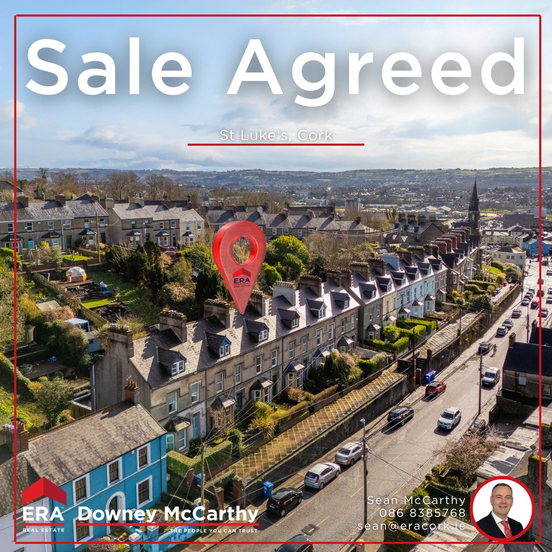 After less than 4 weeks on the market, we are delighted to mark 3 Ard na Greine SALE AGREED! We have underbidders looking for their dream home in St Luke's - if you're thinking of selling, arrange a free valuation with our team today. 

eracork.ie