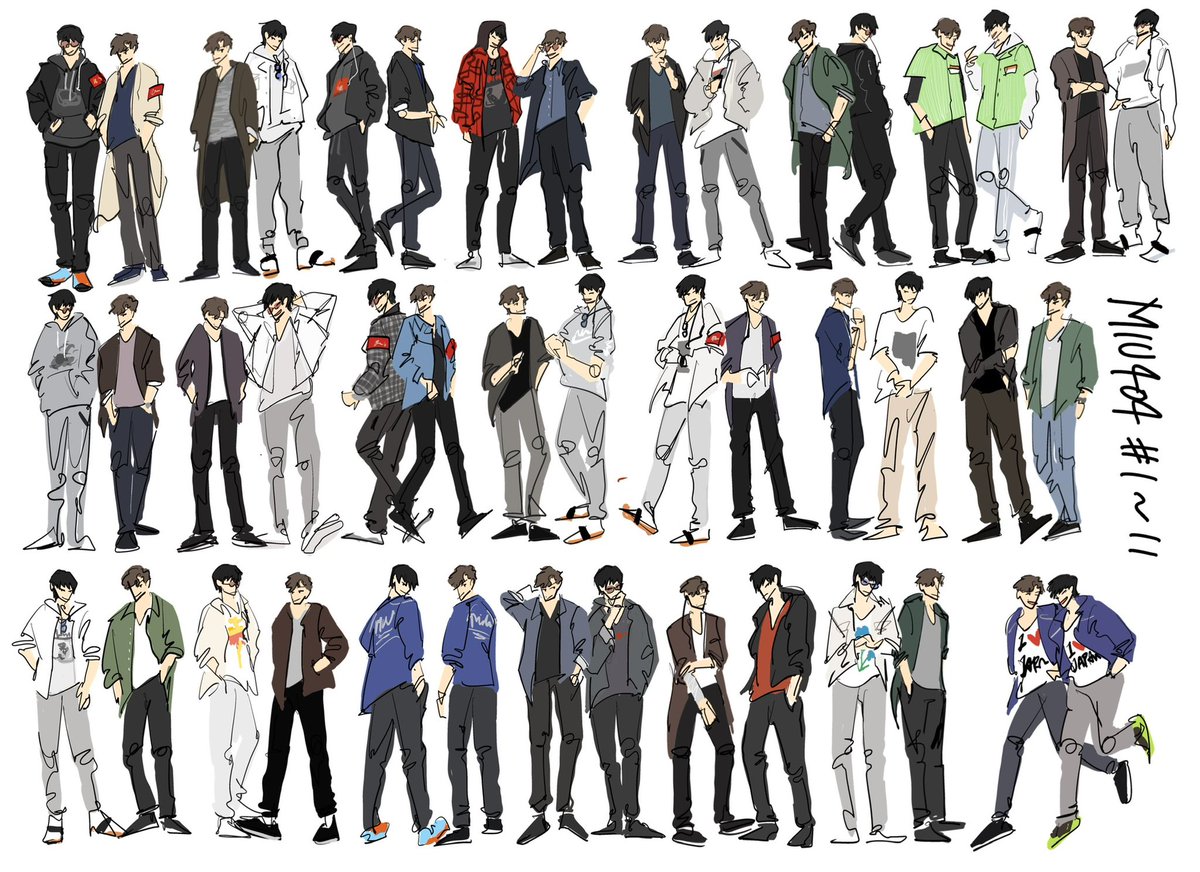 isshotodrm's tweet image. 404 𝙵𝙰𝚂𝙷𝙸𝙾𝙽 # ①〜⑪

 #MIU404イラスト企画 
 #404結成記念日