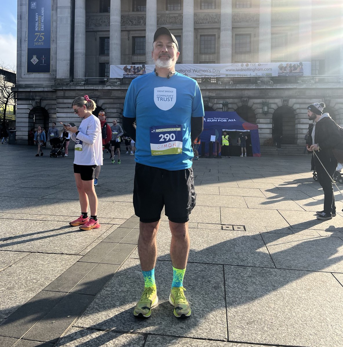 Trent Bridge Community Trust (@officialtbct) on Twitter photo It has been a month since the Nottingham 10k and we wanted to say thanks to our partners & supporters who donned the blue shirt to run and raise money for the TBCT.
Such as Simon Winiarski here, a Director with our sponsors <a href="/RussellScanlan/">Russell Scanlan Ltd</a>.
Simon completed the race in 52:30 👏 It has been a month since the Nottingham 10k and we wanted to say thanks to our partners & supporters who donned the blue shirt to run and raise money for the TBCT.
Such as Simon Winiarski here, a Director with our sponsors <a href="/RussellScanlan/">Russell Scanlan Ltd</a>.
Simon completed the race in 52:30 👏