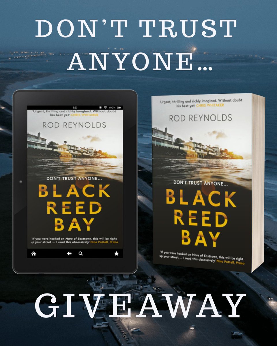 OrendaBooks's tweet image. ✨#GIVEAWAY✨

We are giving away 20 #eBooks and 5 copies of Rod Reynold&apos;s twisty, heart-pounding #PoliceProcedural &amp;amp; prequel to #ShatterCreek, #BlackReedBay.

To win a copy:
👍 Like &amp;amp; RT
➡️ Follow us
📖 Tell us, eBook or physical*

*UK only
Giveaway closes Friday 18th April