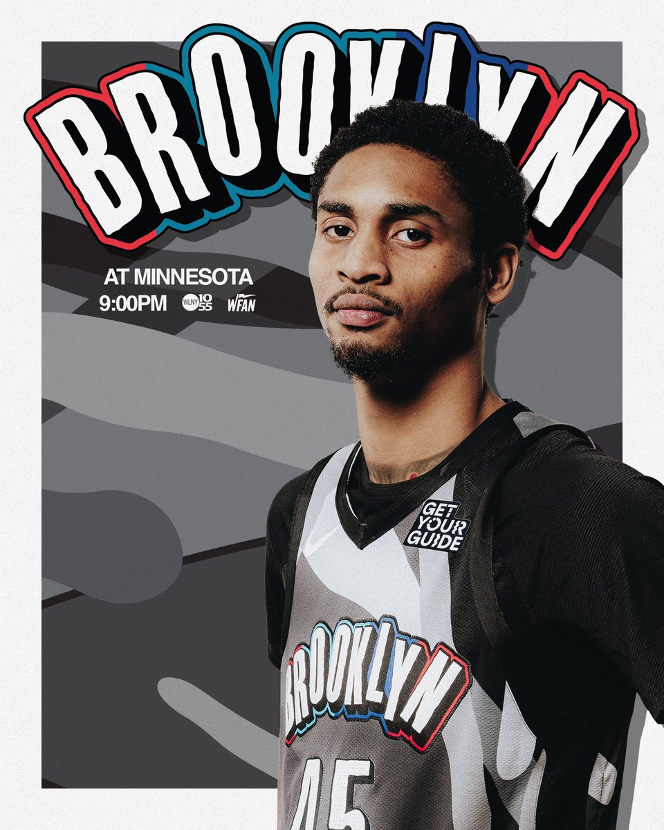 BrooklynNets's tweet photo. Friday night hoops in Minnesota.

📺 WLNY 10/55 https://t.co/mkaph1aGye
