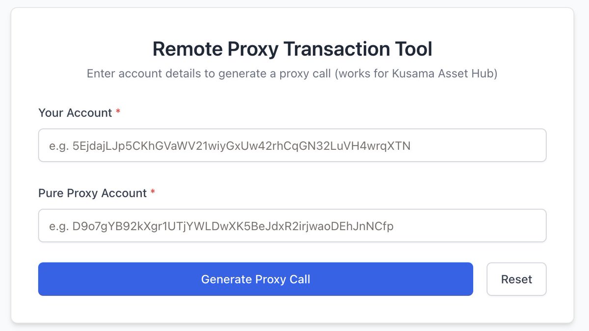 Friday afternoon project alert: A few months ago, some teams inadvertently used their Pure Proxy address to claim DOT and stables through OpenGov, but realized they could not control that account on Asset Hub. Then <a href="/bkchr/">Bastian Köcher</a> came to the rescue and a root referendum was initiated