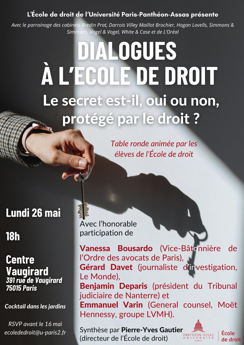 Collège et École de droit d'Assas tweet media
