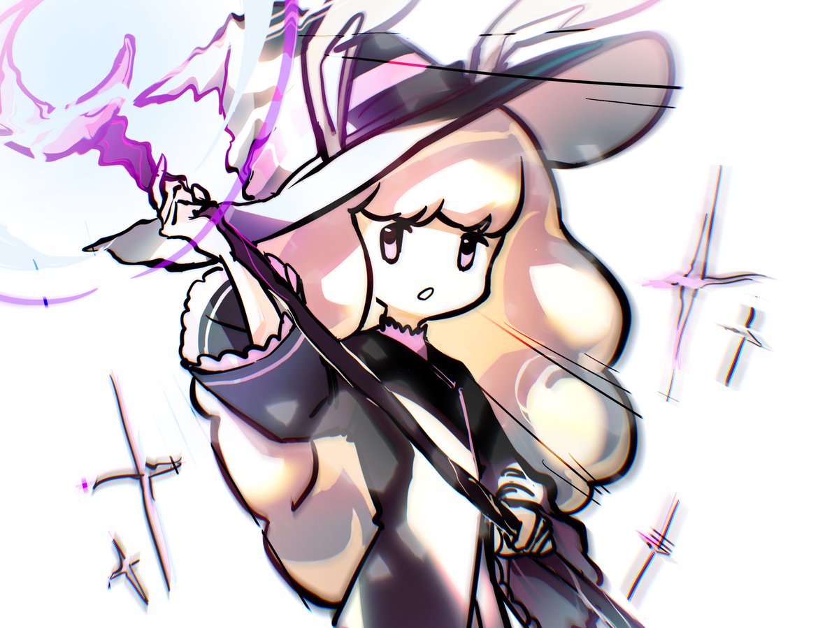 Chikori_Hallie's tweet image. Wizard!🌙✨ #RabbitAndSteel