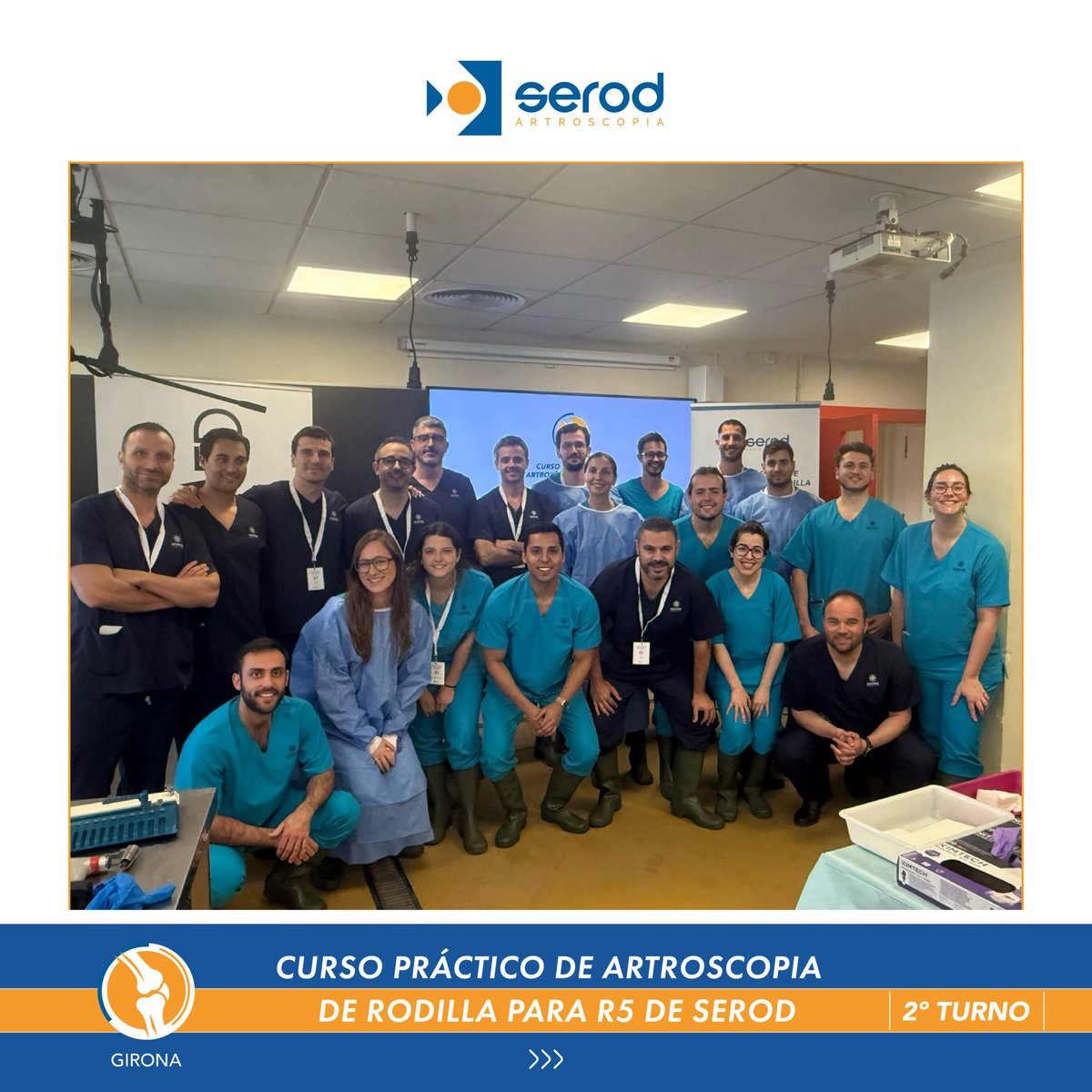 serod_sociedad's tweet photo. Felices tras otra edición más del CURSO PRÁCTICO DE ARTROSCOPIA DE RODILLA SEROD, esta vez en 📍Girona.

Cerramos el 2️⃣º turno de esta edición con muy buen sabor de boca.

Han sido dos jornadas llenas de aprendizaje práctico https://t.co/StozT3dL94