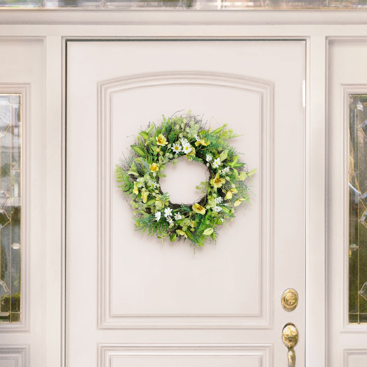 24" Artificial Daisy &amp; Dogwood Floral Spring Wreath
.
🤟How to Buy?
👉🏻 Shop : walmart.com/ip/CC-Christma…
👉🏻 Assured Quality! ✔
.
📦Address: 3614 Kennedy Road,
South Plainfield, New Jersey
07080
.
#Wreath #Artificialwreath #Floralwreath #springwreath #doorwreath #puleointernational